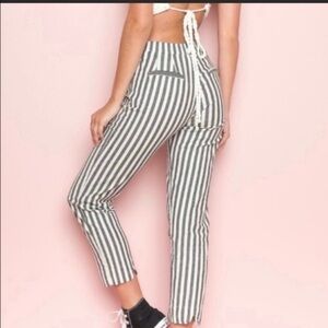 Brandy Melville Tilden vertical striped pants